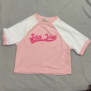 Cute Pink San Jose Graphic T-Shirt