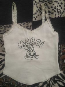 Cute Bunny Merci Tank Top