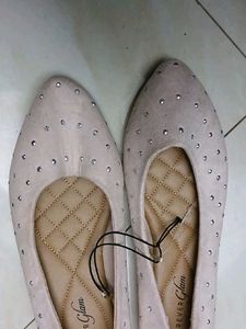 Sparkling Pink Ballet Flats - Size 38