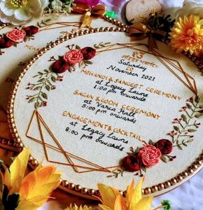 Wedding Hoop In Invitation Style