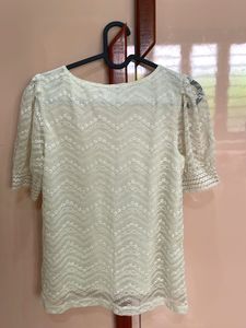 Lace Puff Sleeve Top