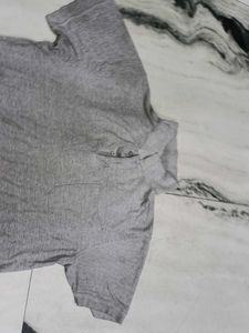 Classic Grey Polo T-Shirt