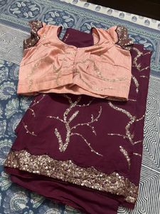 Designer Lehenga saree