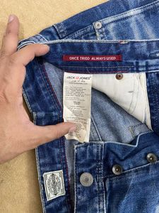 Jack &amp; Jones Original Stylish Blue Denim Jeans