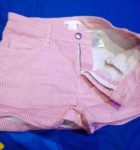 Striped Pink Shorts