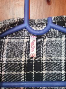 Checkered Cropped Shirt