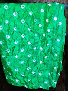 Vibrant Green Bandhani Dupatta