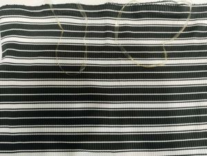 Strip Tube Top with transparent adjustable strap
