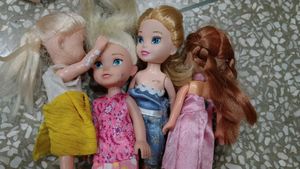 mini doll set used condition with flaws