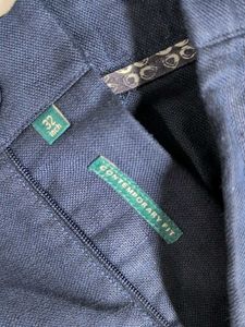 Linen Club Men's Navy Chino Shorts 32 size
