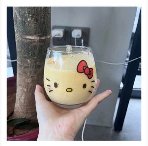 Cute Hello Kitty Stemless Glass