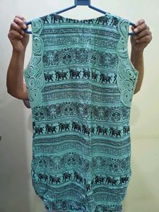 Boho Elephant Print Top