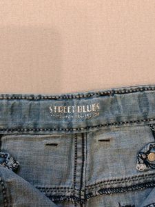 Westside Street Blues Branded Denim Shorts (Boys)