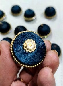 Embellished Fabric Silk Thread  Craft material)