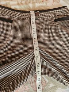 Imported Checked Woollen Trouser