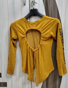 Yellow Armani Long Sleeve Shirt