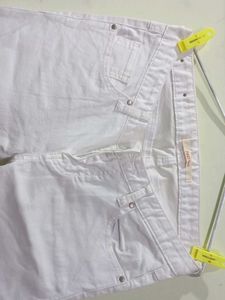 White Slim Fit Jeans