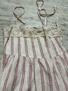 Tiered Striped Maxi Dress