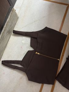 Stylish Brown Co-ord Set