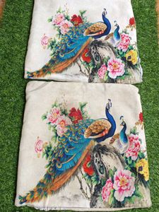 Elegant Peacock  Cushion Covers(3)
