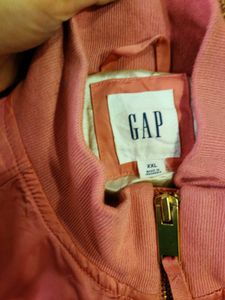 GAP Pink Bomber Satin Jacket