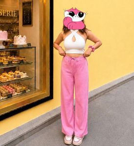 🆘off/Barbie pink Wide Leg Pants