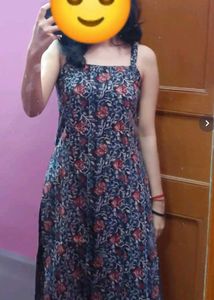 Beautiful Floral Print Maxi Dress