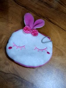 Cute Bunny Plush Pouch