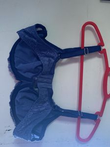 New Adore Me Blue Lace Bra
