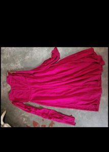 Elegant Pink Anarkali Gown