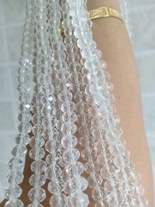Row Material Crystal 8 Mm Beads 10 String Each