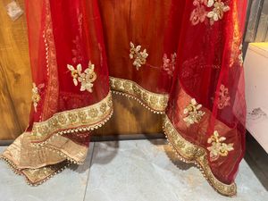 Embroidered Velvet Lehenga
