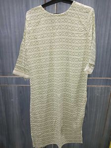 Elegant Green Printed Kurta Set with Dupatta