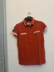 Men's DEELUXE Red Polo T-Shirt 🇩🇪