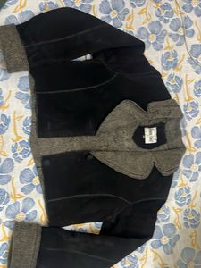 Vintage Black Suede Jacket