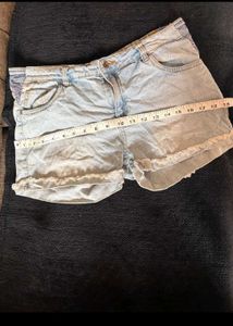 Light Wash Denim Shorts