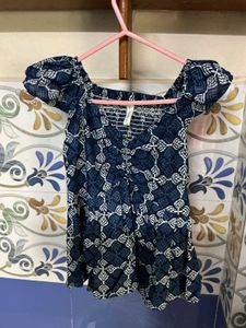 short kurti with  frill sleeves