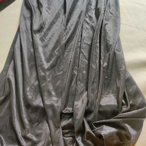 Satin Lace Trim Nightgown with shrug