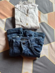 Stylish Blue Denim Jeans