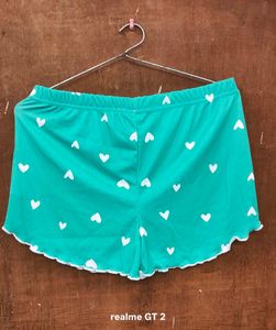 Shein Spaghetti Strap Novelty Print Curled HemTop