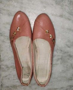 Charming Pink Ballet Flats(Star Embellishment)