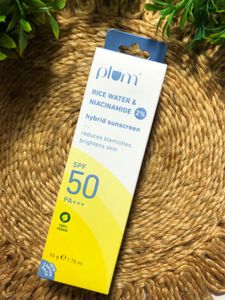 Plum Rice water Sunscreen
