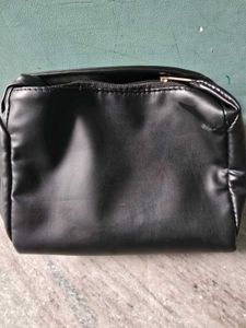 MAC Black Makeup Pouch