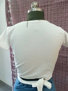 wrape white top