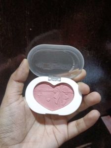 Gege bear Heart Shaped Blush & Lip Gloss Set
