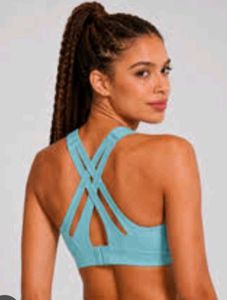 Stylish Blue Sports Bra