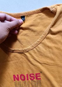 Mustard Yellow T-shirt For Women 💃✅