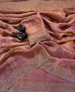 Elegant Sequined Saree