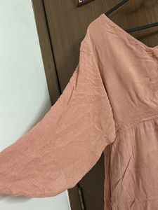 Very Pretty Peach Pure Cotton One Peice