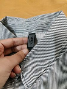 Classic Pinstripe Button-Down Shirt